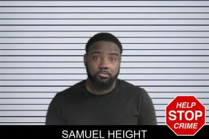 Samuel Height mugshot