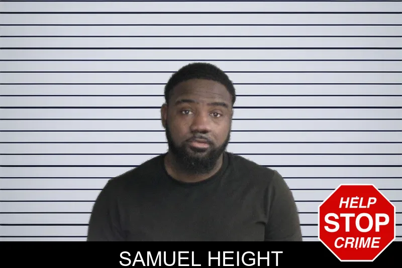 Samuel Height mugshot