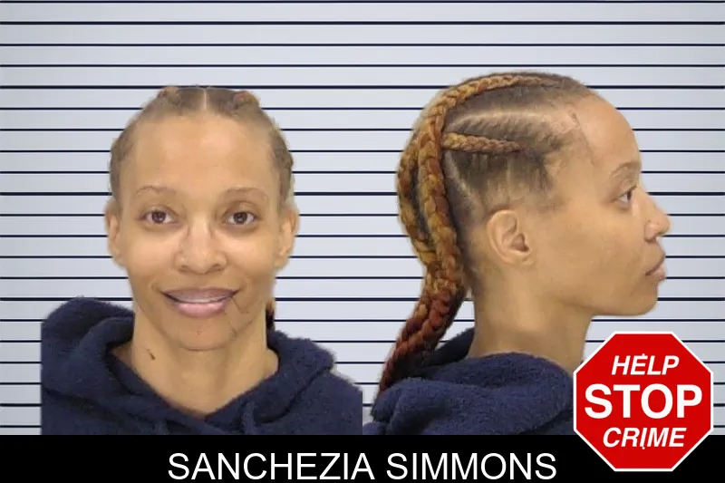 Sanchezia Simmons mugshot