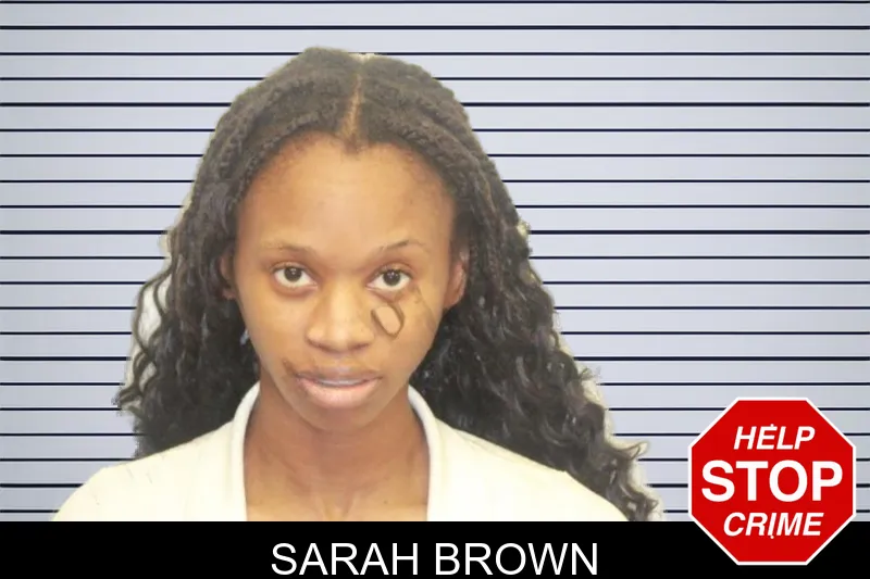 Sarah Brown mugshot