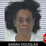 Sarah Douglas mugshot