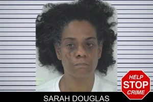 Sarah Douglas mugshot