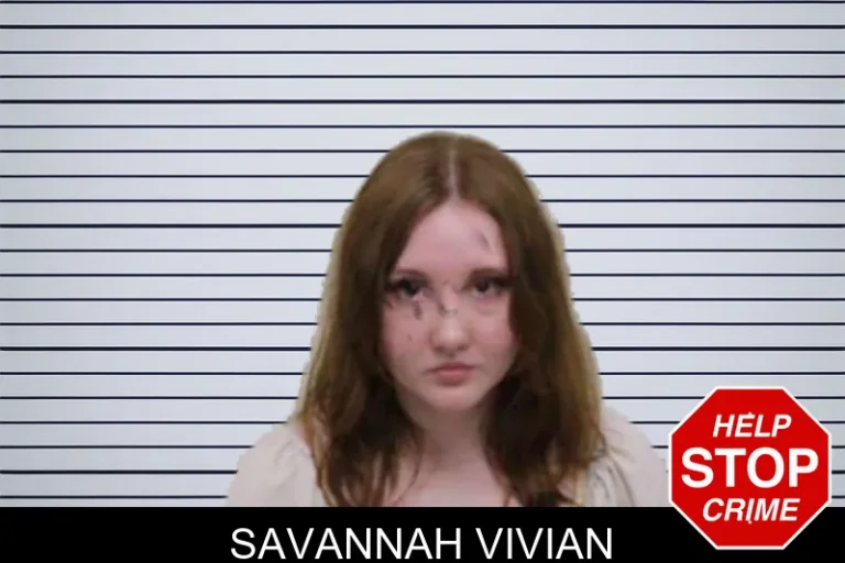 Savannah Vivian mugshot – Peach County , Georgia Savannah Vivian