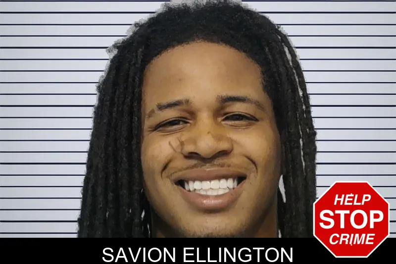 Savion Ellington mugshot