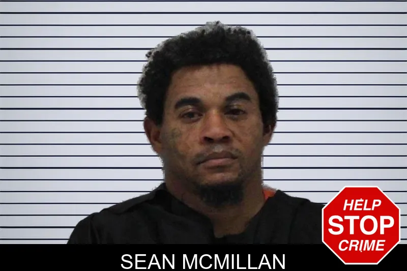 Sean McMillan mugshot