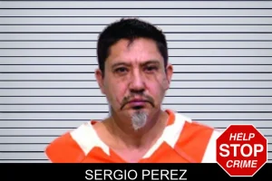 Sergio Perez mugshot