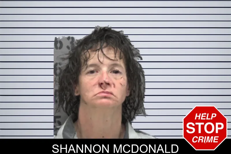 Shannon McDonald mugshot