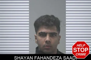 Shayan Fahandeza Saadi mugshot
