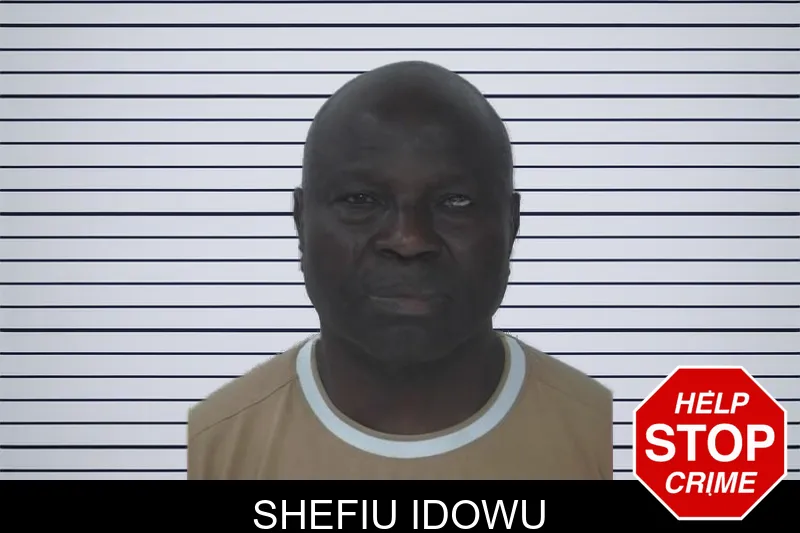 Shefiu Idowu mugshot