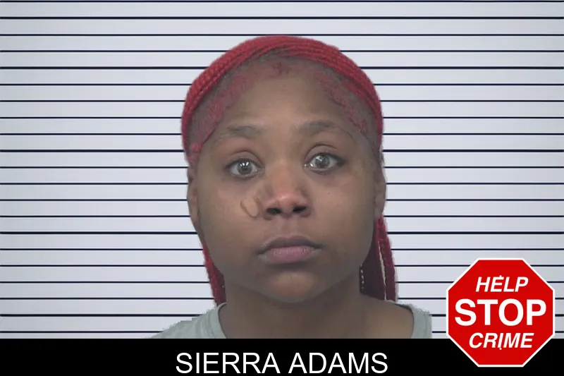 Sierra Adams mugshot