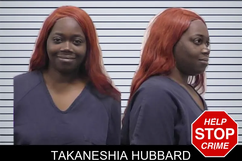 Takaneshia Hubbard mugshot