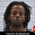 Takazi Robinson mugshot