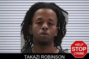 Takazi Robinson mugshot