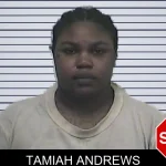 Tamiah Andrews mugshot