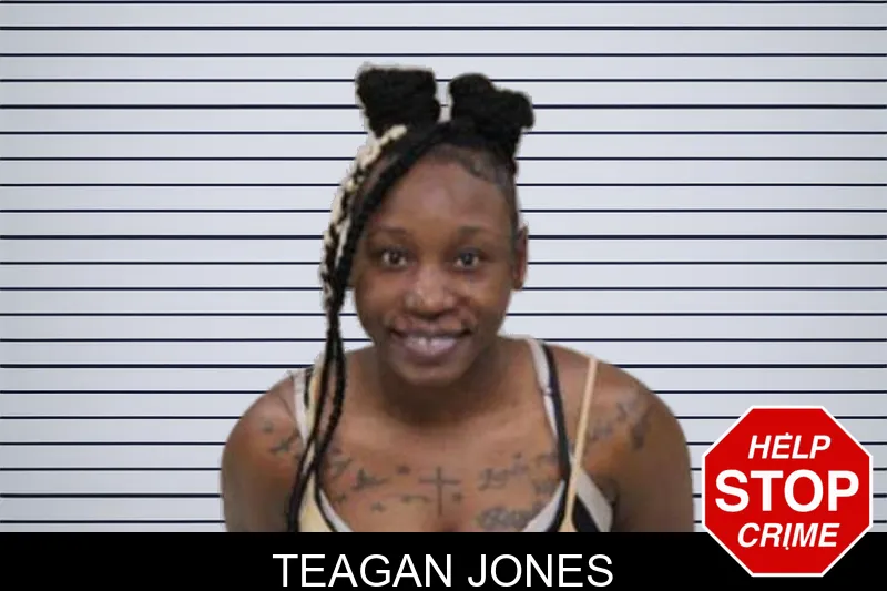 Teagan Jones mugshot