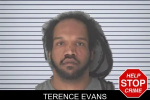 Terence Evans mugshot