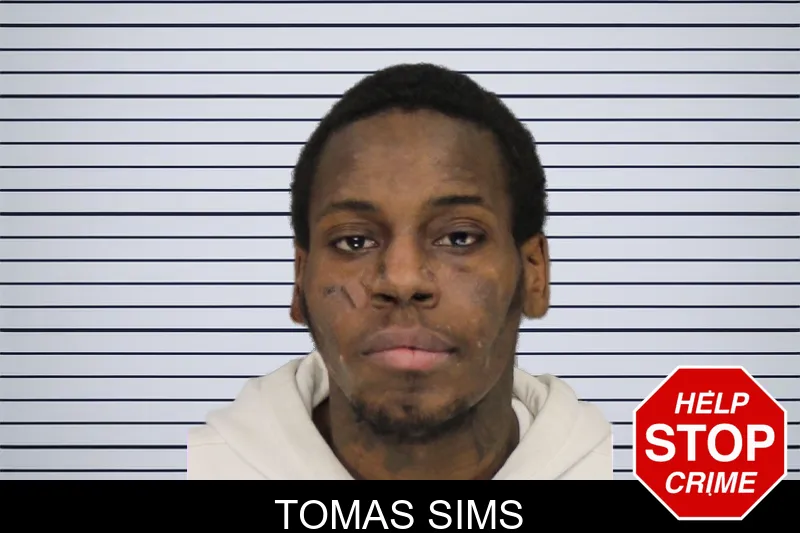 Tomas Sims mugshot