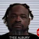 Tyee Albury mugshot