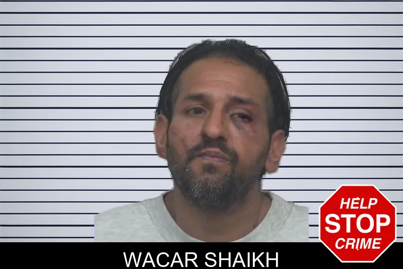 Wacar Shaikh mugshot