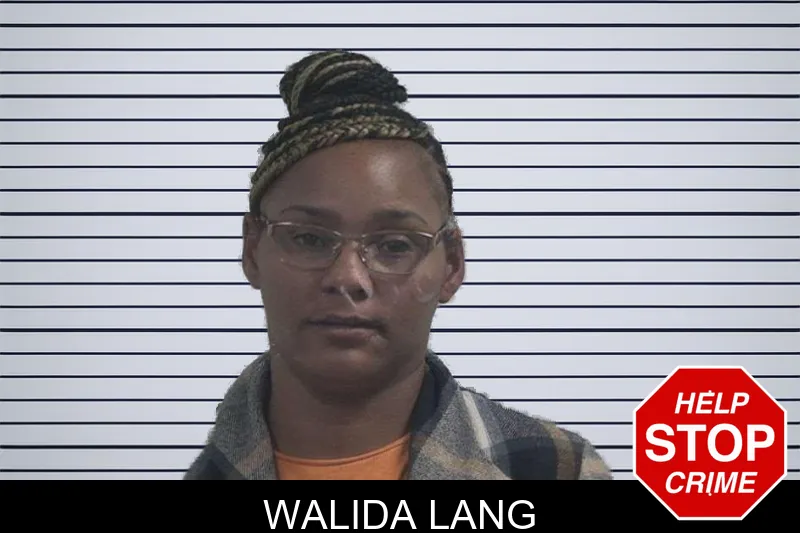 Walida Lang mugshot