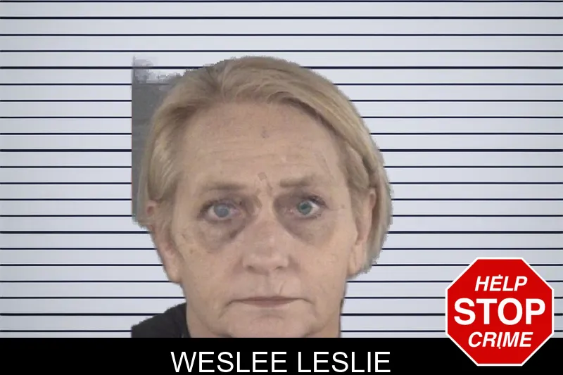 Weslee Leslie mugshot