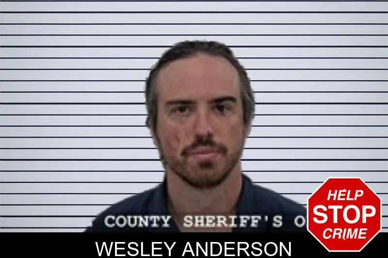 Wesley Anderson mugshot