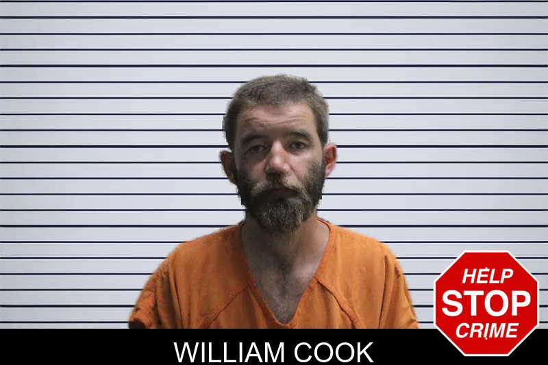 William Cook mugshot