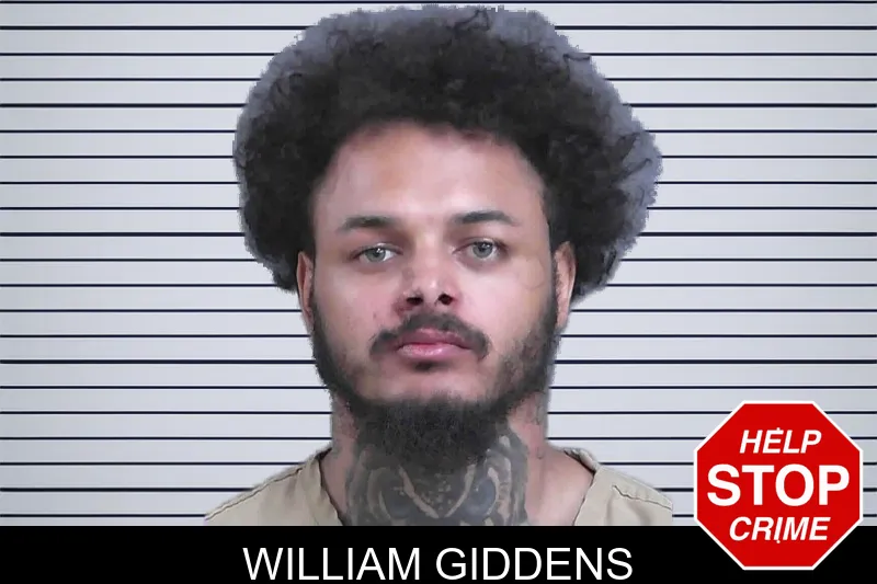 William Giddens mugshot