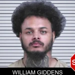 William Giddens mugshot