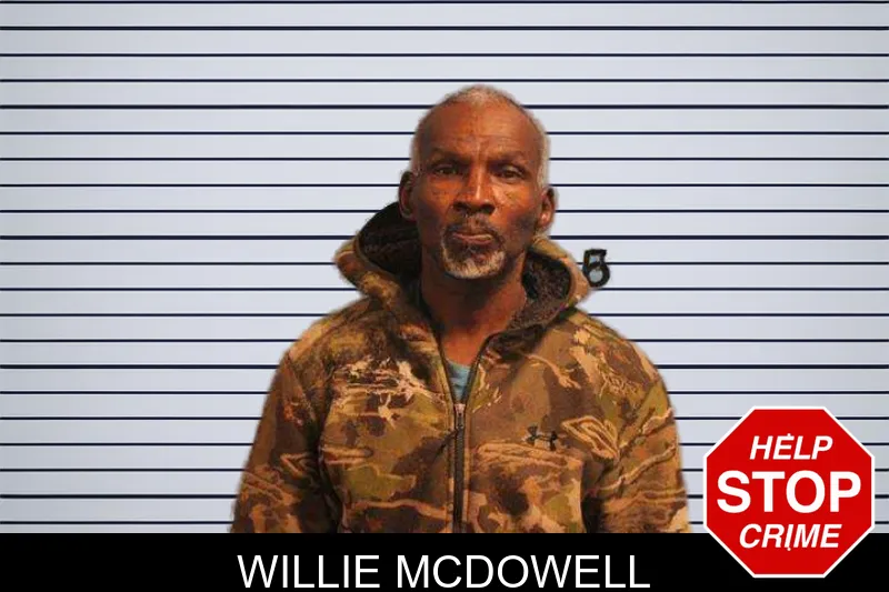 Willie McDowell mugshot