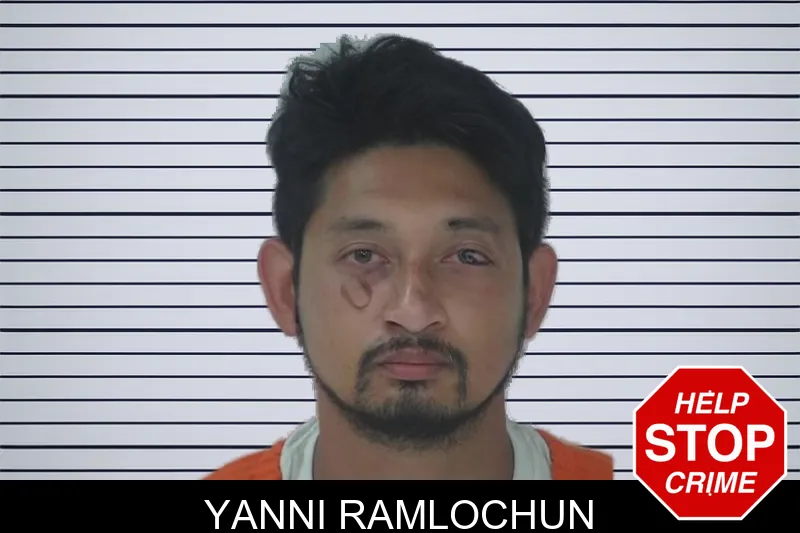 Yanni Ramlochun mugshot
