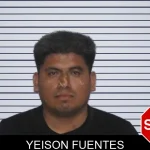Yeison Fuentes mugshot