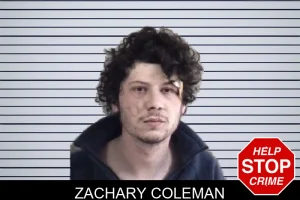 Zachary Coleman mugshot