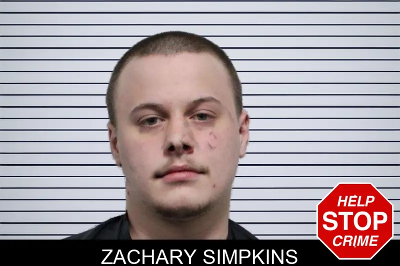 Zachary Simpkins mugshot