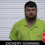 Zackery Downing mugshot