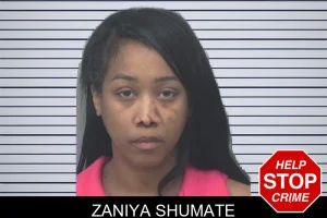 Zaniya Shumate mugshot