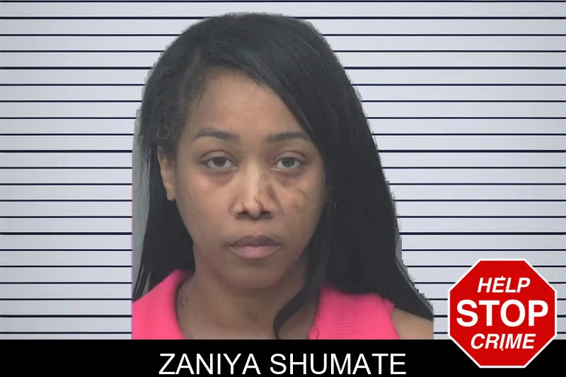 Zaniya Shumate mugshot