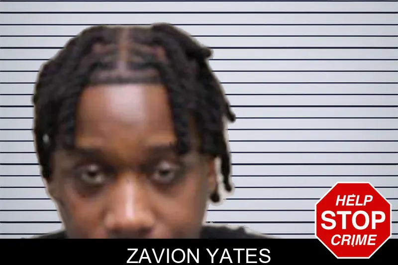 Zavion Yates mugshot