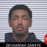 Zechariah Zarate mugshot