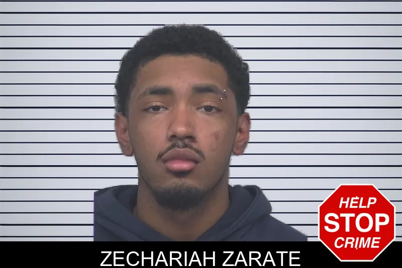 Zechariah Zarate mugshot