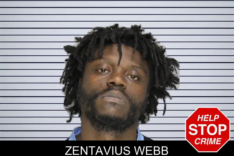 Zentavius Webb mugshot
