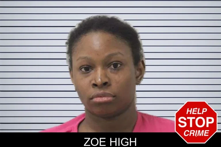 Zoe High mugshot – Jones County , Georgia Zoe High