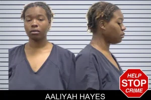 Aaliyah Hayes mugshot
