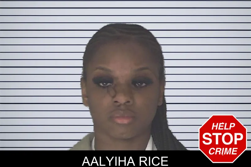 Aalyiha Rice mugshot