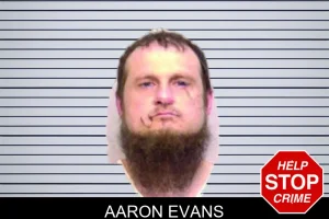 Aaron Evans mugshot