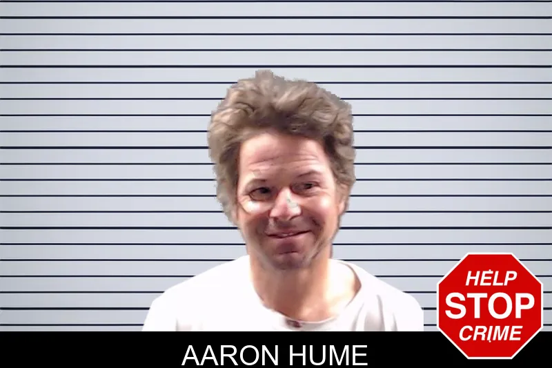 Aaron Hume mugshot