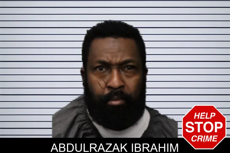 Abdulrazak Ibrahim mugshot