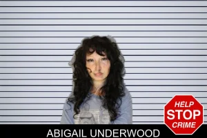 Abigail Underwood mugshot