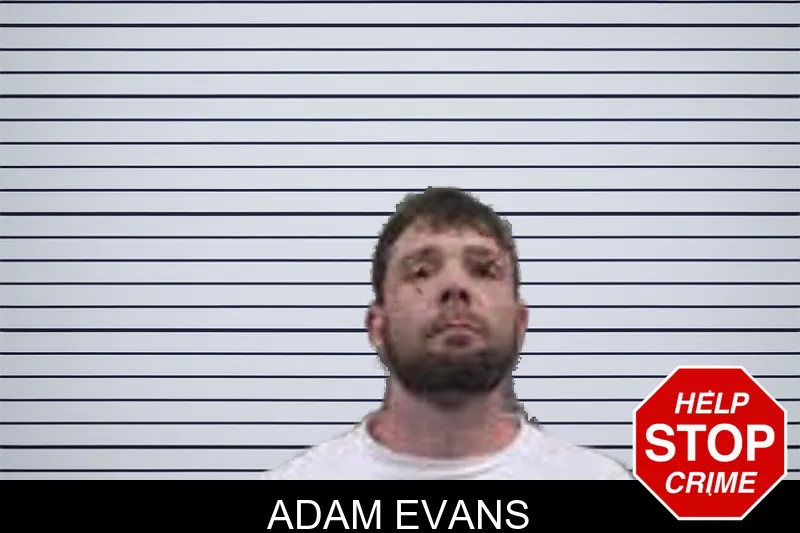 Adam Evans mugshot