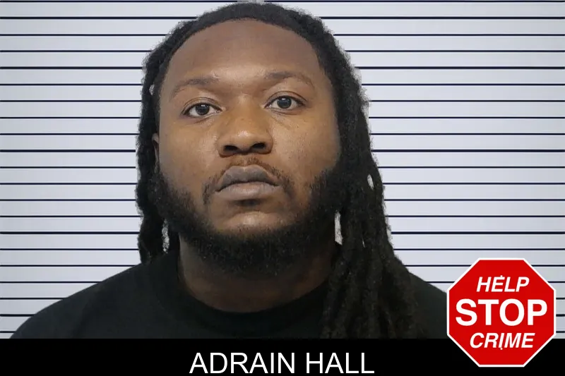Adrain Hall mugshot